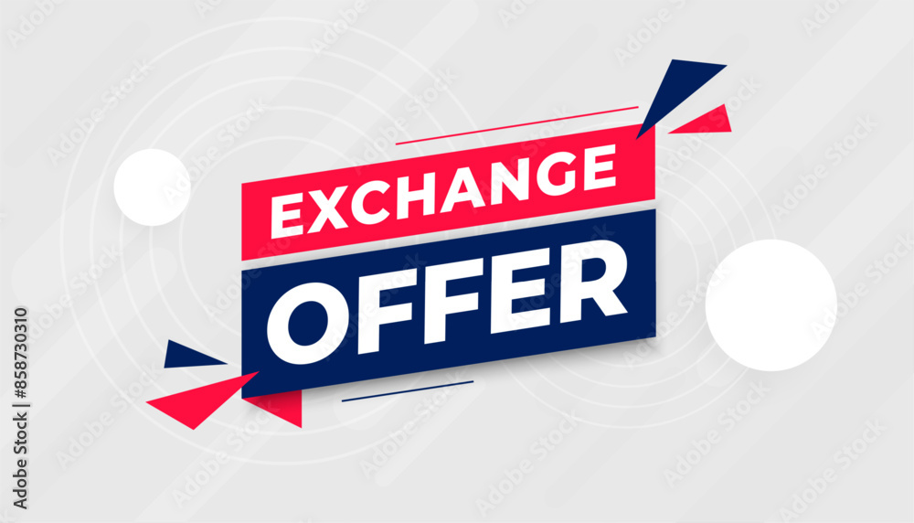 Fototapeta premium flash exchange offer background for business marketing