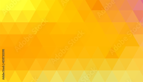 abstract geometrical triangle shapes pattern yellow background design