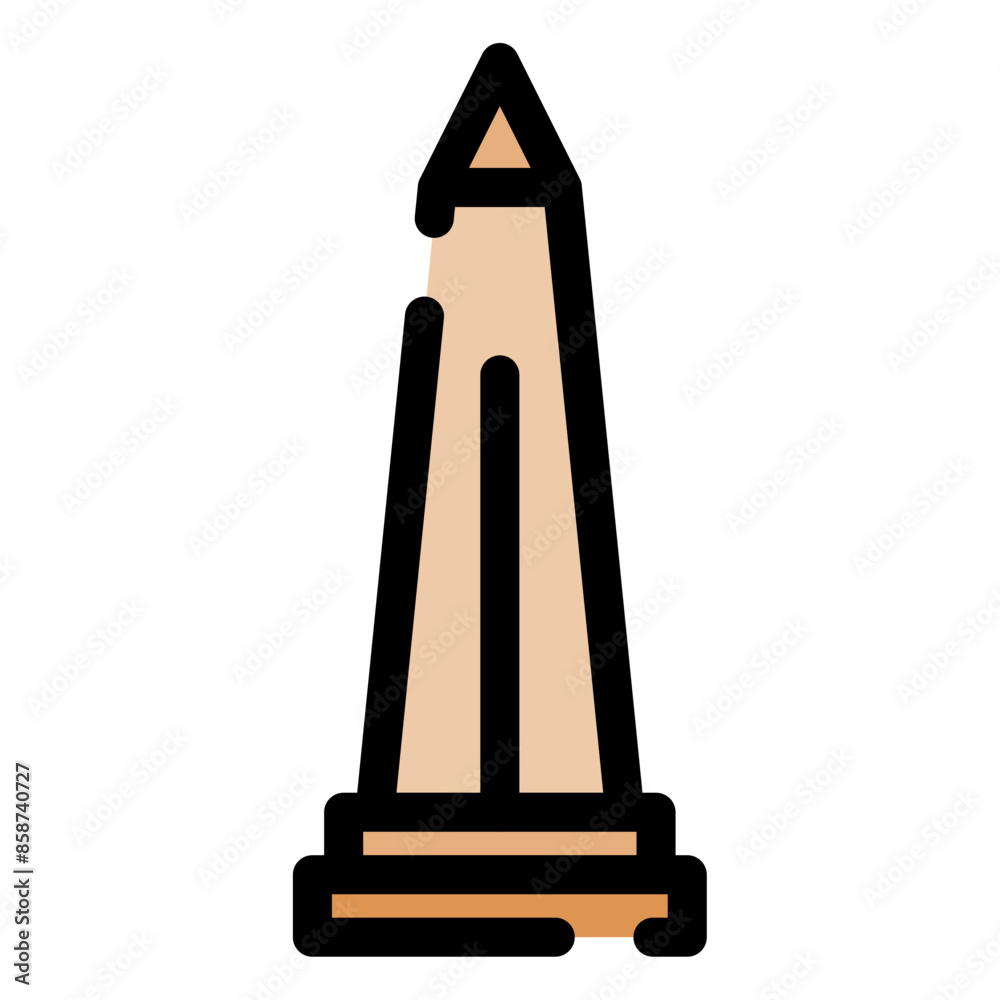 Fototapeta premium obelisk icon