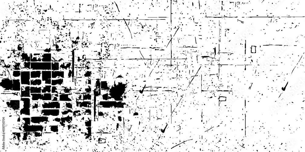 Obraz premium Grunge white and black wall background. Dirt texture for the background. Distressed texture background. Grunge texture background with space