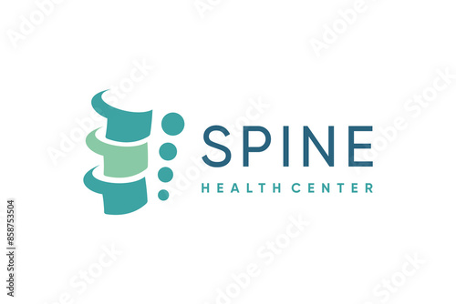 Chiropractic logo design element idea with creative concept high resolution vector