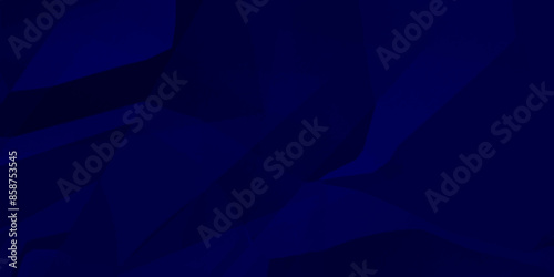 Blue crumpled paper texture background, Blue wrinkled paper texture. Vector illustration.