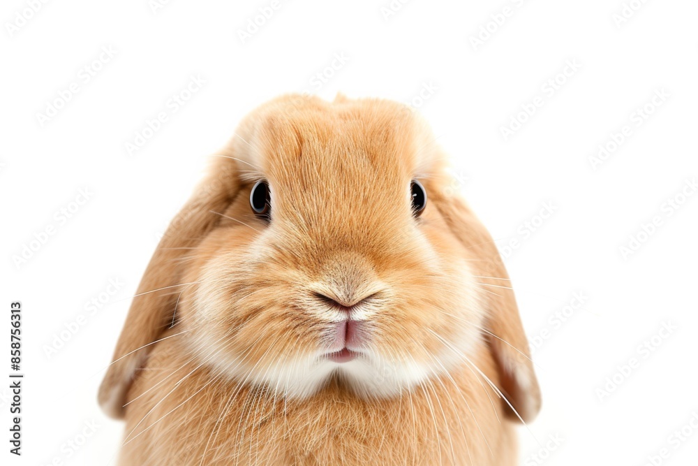Mystic portrait of English Lop, copy space on right side, Headshot, Close-up View Mystic portrait of English Lop, copy space on right side, Headshot, Close-up View