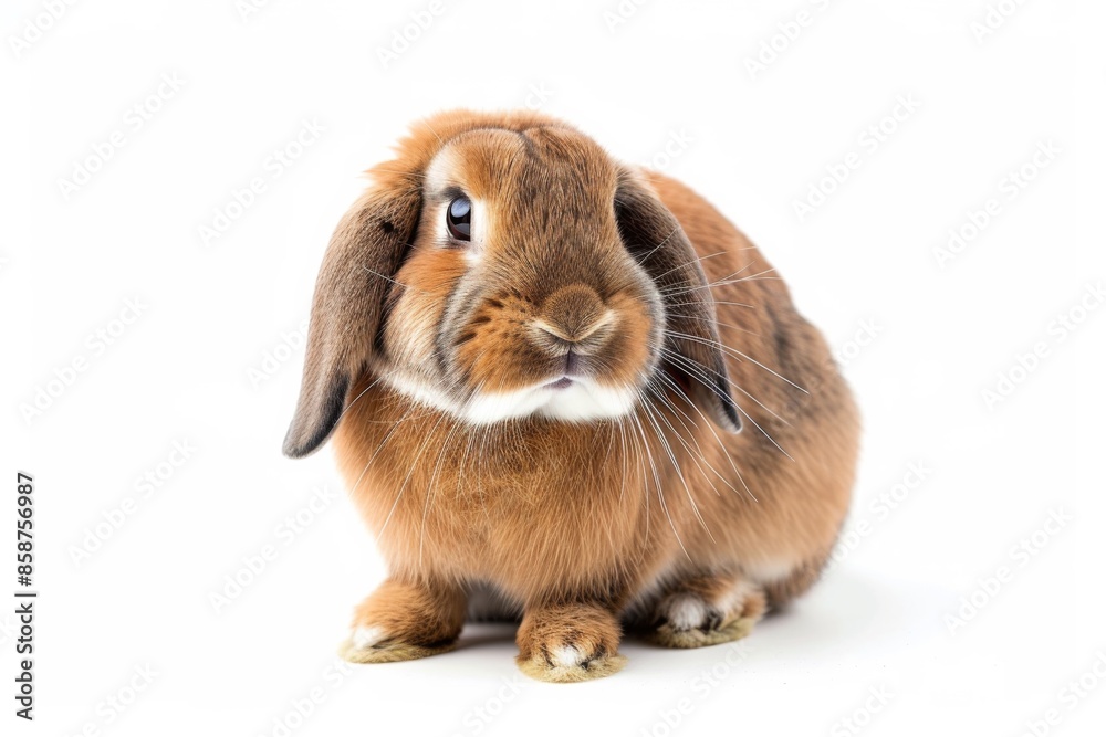 Mystic portrait of Holland Lop, full body shot, full body View Mystic portrait of Holland Lop, full body shot, full body View