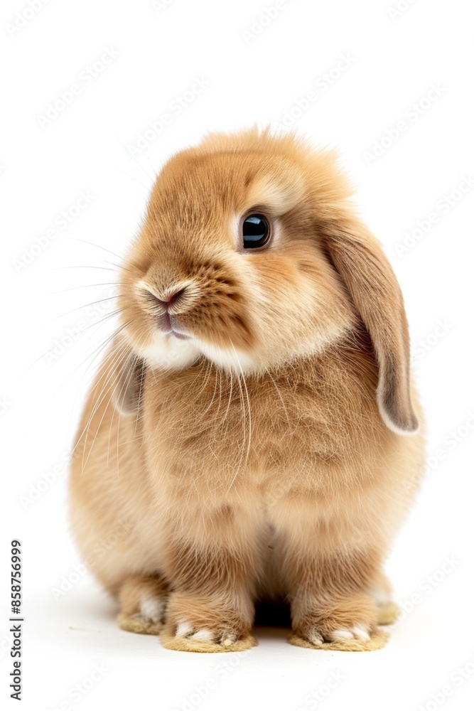 Mystic portrait of Holland Lop, full body View Mystic portrait of Holland Lop, full body View