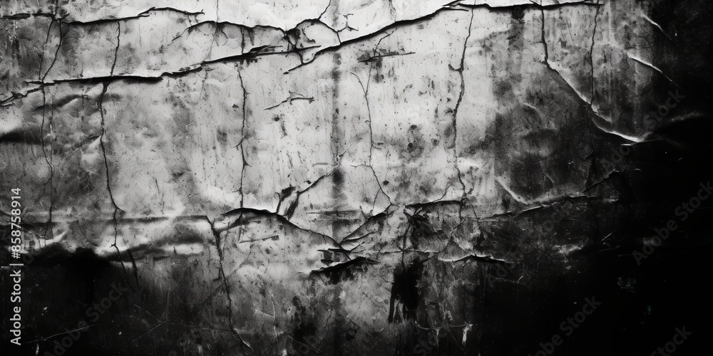 Fototapeta premium Cracked and Weathered Surface