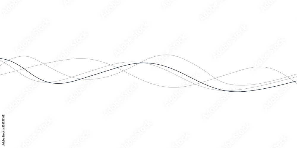 Abstract wave element for design. Digital frequency track equalizer. Stylized line art background. A strip or tape of lines. Black and white graphics. Vector Abstract wave element for design. Digital frequency track equalizer. Stylized line art background. A strip or tape of lines. Black and white graphics. Vector