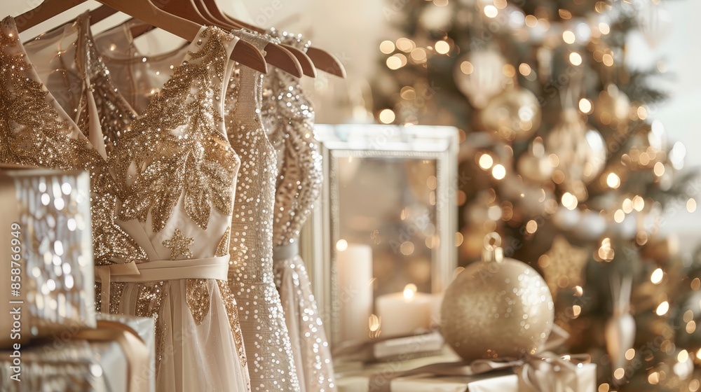 Glamorize your look with touches of sparkle and shine, infusing your wardrobe with a touch of dazzle that lights up any room.