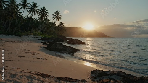 Paradise Sunrise Background