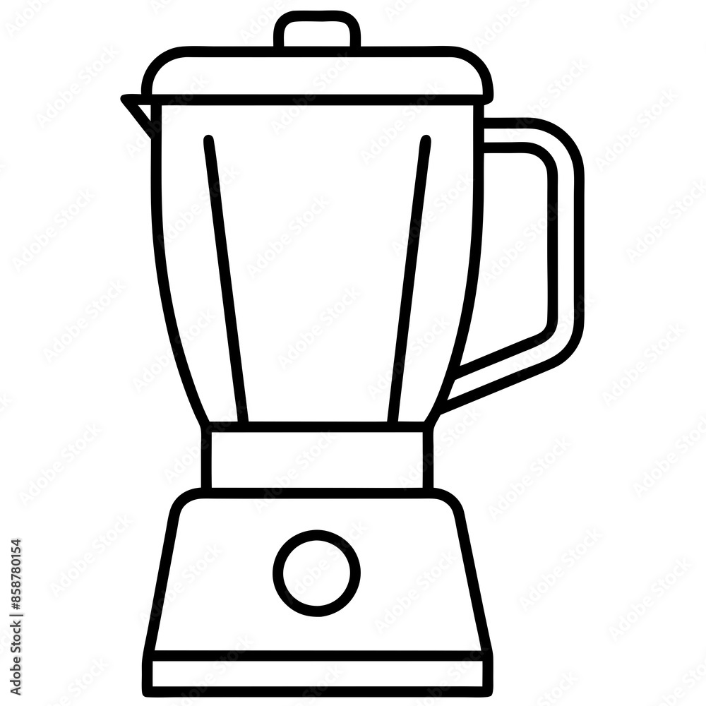 Electric blender vector illustration Electric blender vector illustration