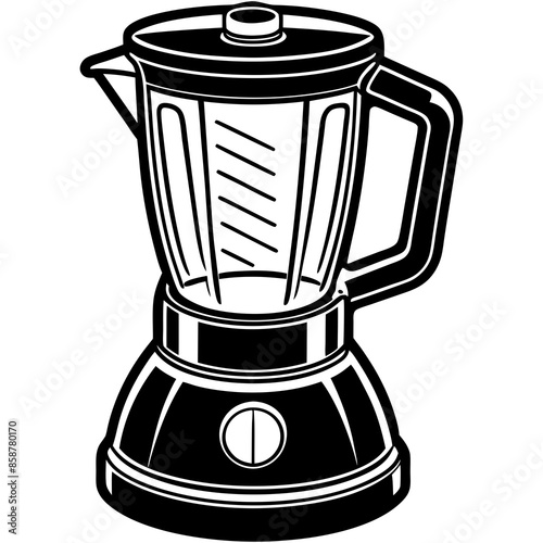 Electric blender vector illustration