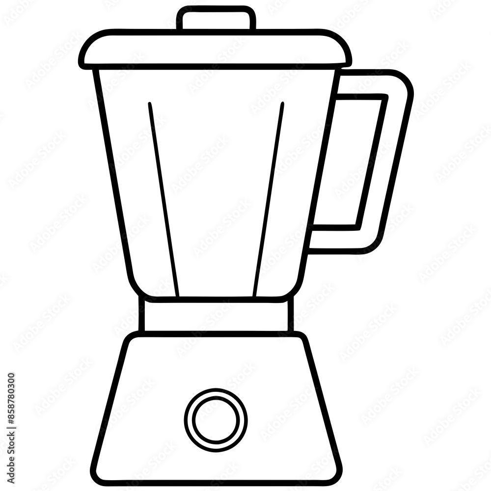 Electric blender vector illustration Electric blender vector illustration