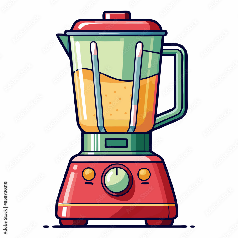 Electric blender vector illustration Electric blender vector illustration
