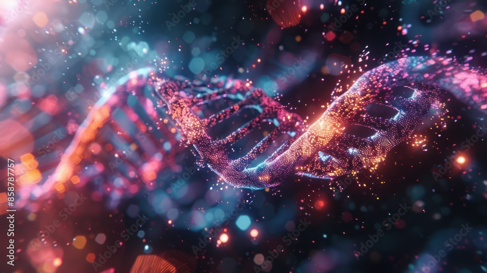 Holographic DNA: Abstract Interpretation of DNA Structure with Merging Holographic Elements Holographic DNA: Abstract Interpretation of DNA Structure with Merging Holographic Elements