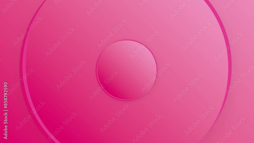 4K button circle pink Loop motion graphics and animated background transition dial Transition Video Element interlacing