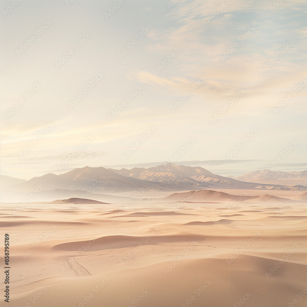 Naklejka premium empty desert