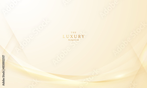 golden background design With elegant effect elements. Vector image