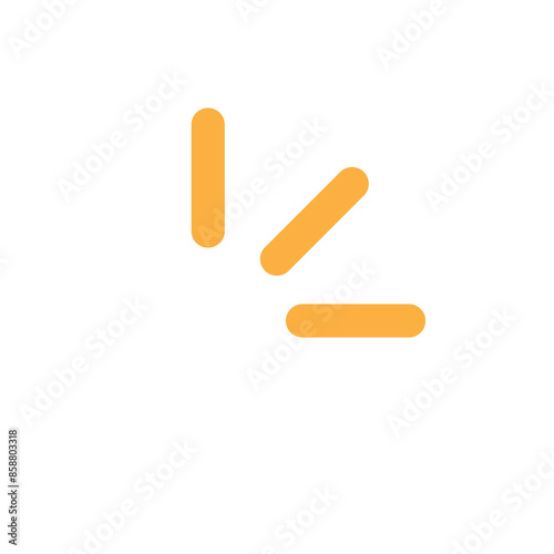 Yellow emphasis icon. surprise and amazement. vectors.
