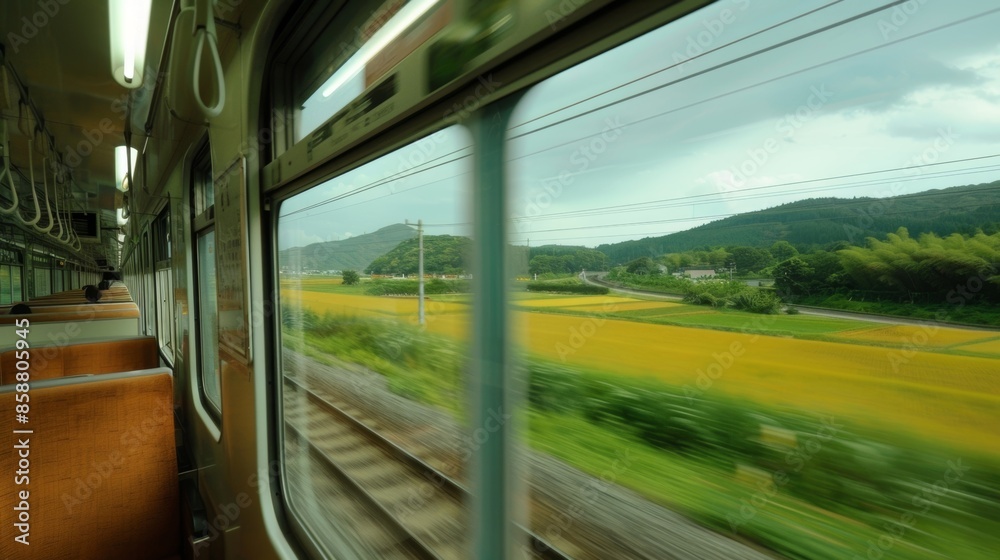 The trains rhythmic sound and gentle swaying gave a sense of tranquility even as we crossed into a new territory. The trains rhythmic sound and gentle swaying gave a sense of tranquility even as we crossed into a new territory.
