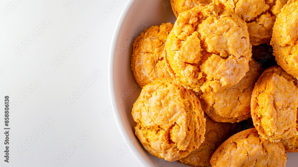 Delicious Homemade Sweet Potato Biscuits Freshly Baked in a Cozy Kitchen Setting Delicious Homemade Sweet Potato Biscuits Freshly Baked in a Cozy Kitchen Setting