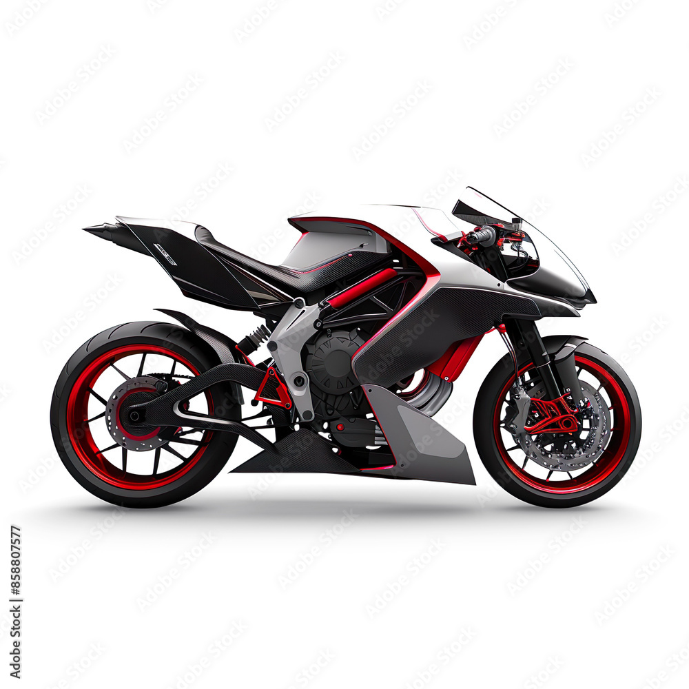 racing motorcycle isolated on a transparent background racing motorcycle isolated on a transparent background