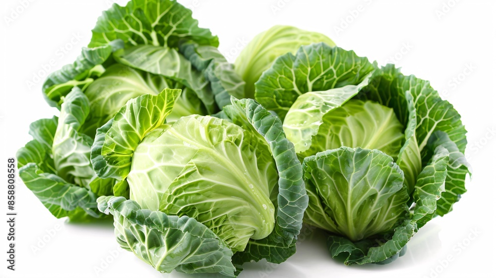 Mature head of cabbage on a blank backdrop. Mature head of cabbage on a blank backdrop.