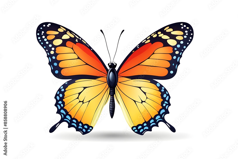 butterfly isolated on white butterfly isolated on white