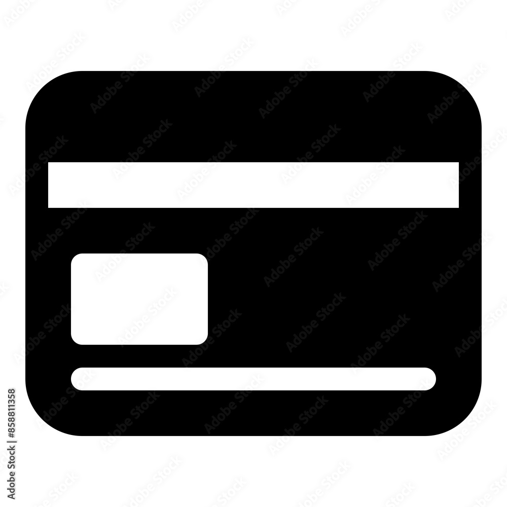 Card icon for id, payments and financial transactions Card icon for id, payments and financial transactions