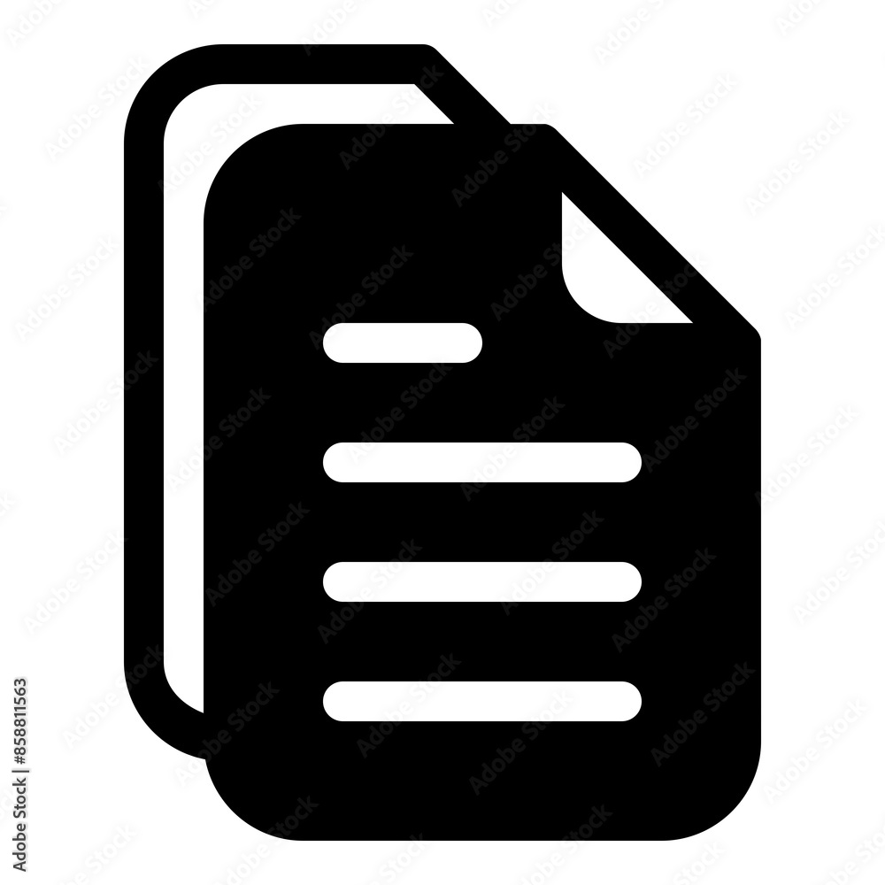 Document icon for text files and office Document icon for text files and office