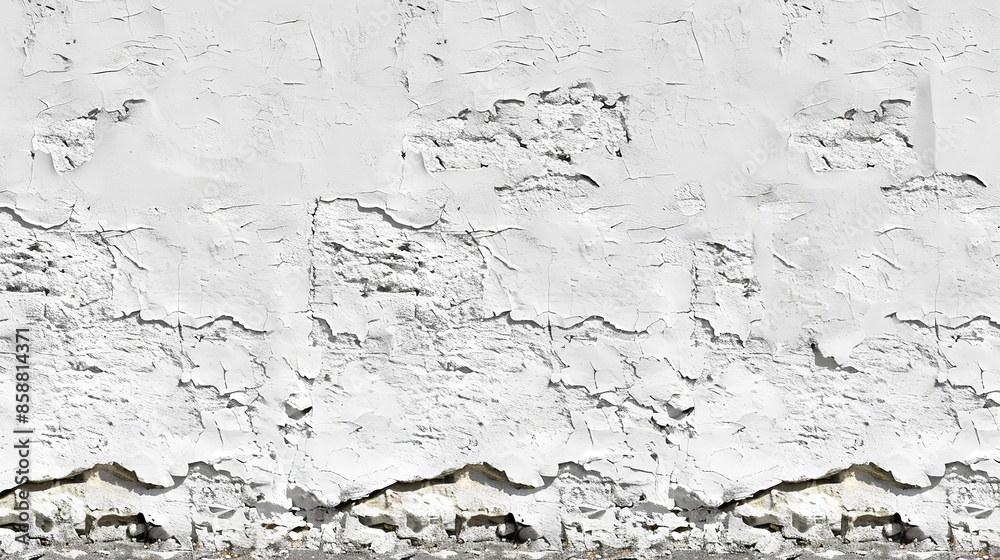 Obraz premium Textured white concrete wall background with subtle surface patterns and neutral tones