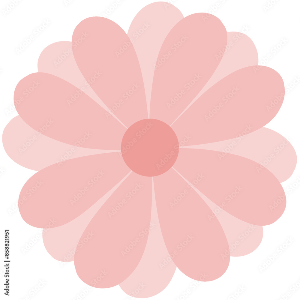 pink flower vector