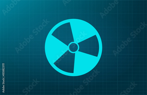 Vector illustration, blue background.