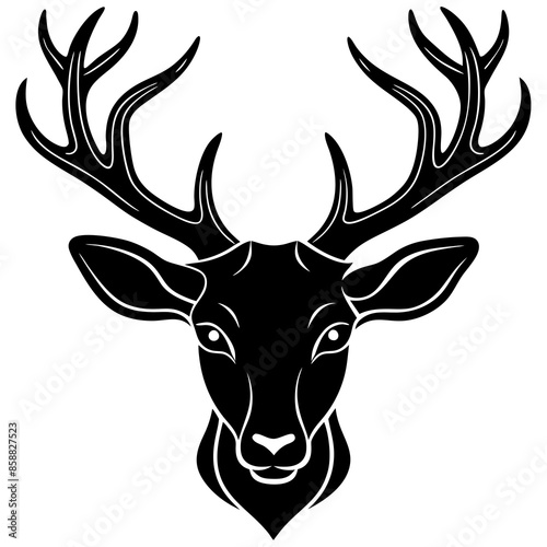 deer head vector