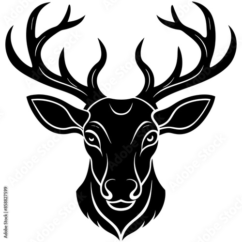 deer head vector