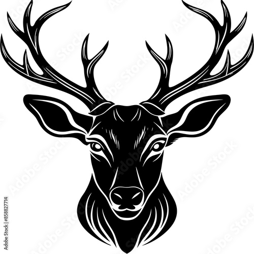 deer head vector