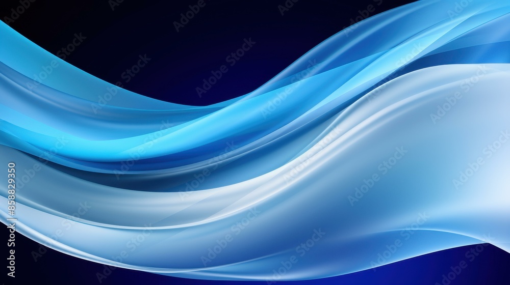 Abstract blue background design with flowing liquid material. Abstract blue background design with flowing liquid material.