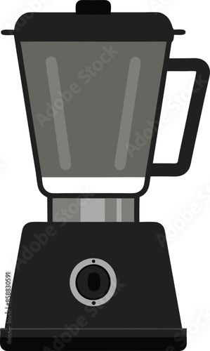 Minimalist black blender vector illustration-01