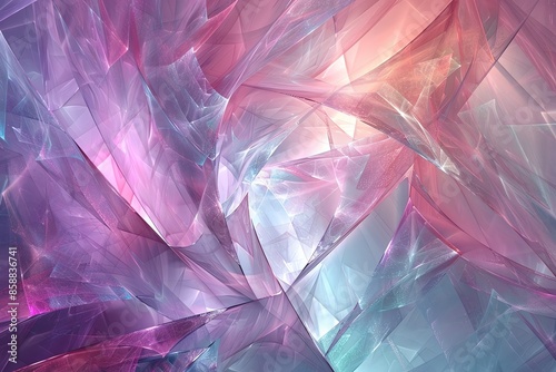 Abstract digital artwork with soft colorful hues and geometric patterns, perfect for backgrounds, designs, and creative projects.
