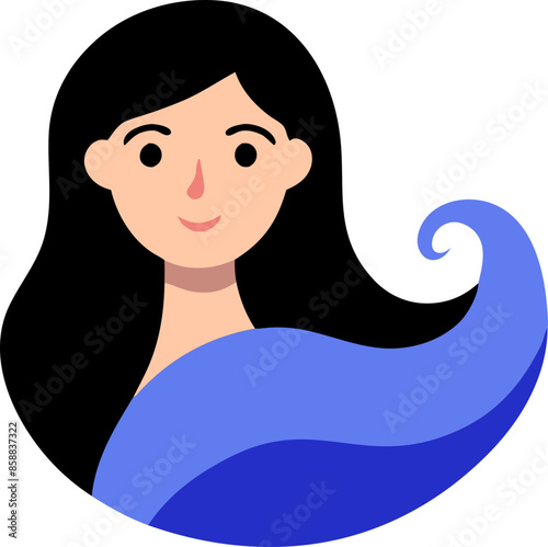 girl svg icon