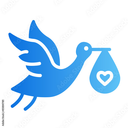 stork gradient icon