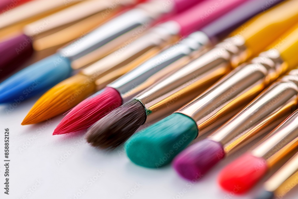 Fototapeta premium Close-up of painting or drawing tools.