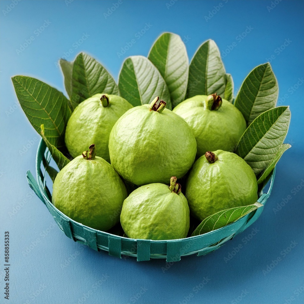 Naklejka premium Fresh healthy guava fruit