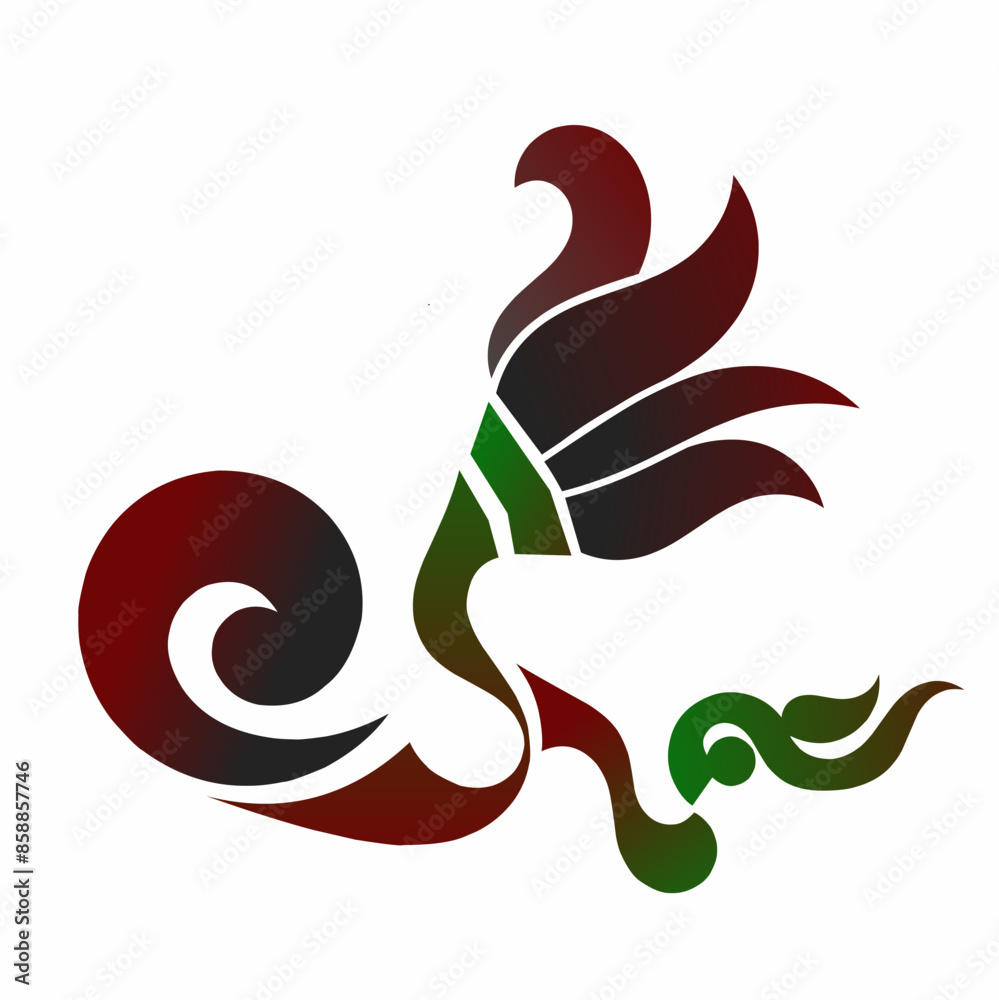 Naklejka premium Motif ornament pattern design template 