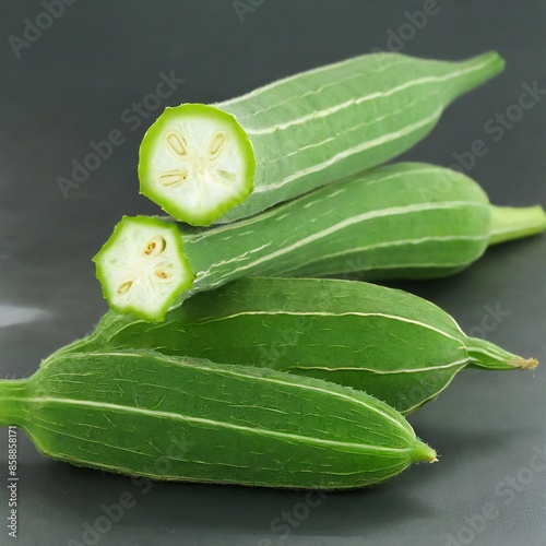 chopped ridge gourd, Turai or Tori photo