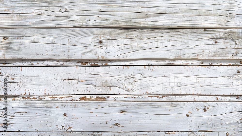 Obraz premium Horizontal white wood grain design for textured pattern and seamless background