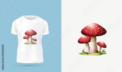 T-shirt design samples with illustration of guessing on arm design.