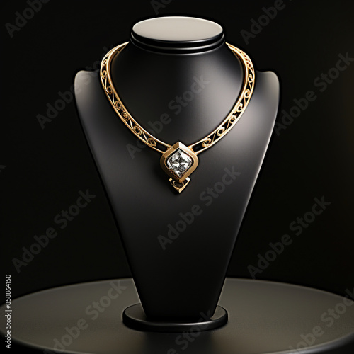 The Kohinoor Long Chain Necklace photo