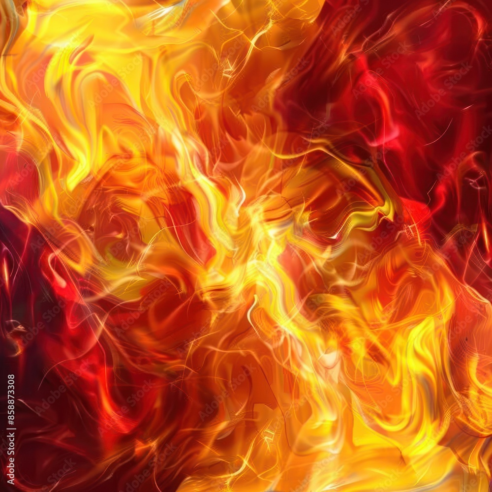 Abstract Flame Illustration Abstract Flame Illustration