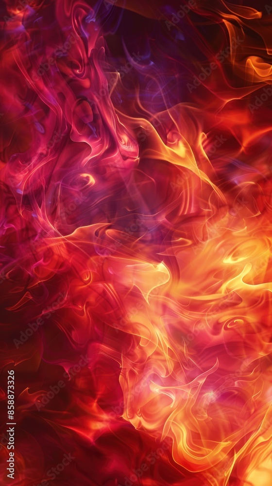 Fototapeta premium Abstract Flame Illustration