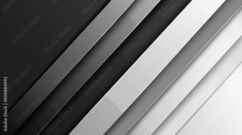 Abstract Geometric Technology Banner with White and Grey Arrows, Vector Design Abstract Geometric Technology Banner with White and Grey Arrows, Vector Design